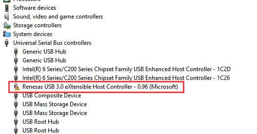 Problems With Renesas Usb 30 Extensible Host Controller Driver